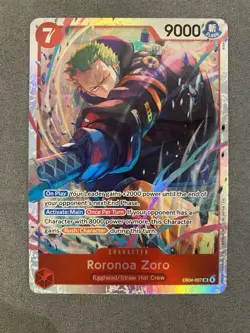 Roronoa Zoro SR EB04-007 Adventure on Kami's Island Foil One Piece TCG Card Game - Image 1