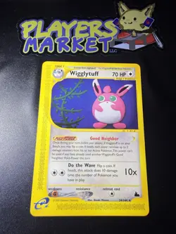 Wigglytuff Skyridge Regular Card 34/144 English NM WOTC Non Holo Pokemon - Image 1