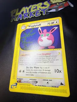 Wigglytuff Skyridge Regular Card 34/144 English NM WOTC Non Holo Pokemon - Image 2