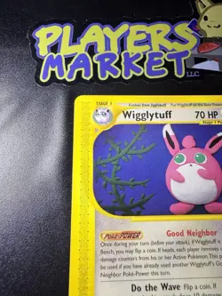 Wigglytuff Skyridge Regular Card 34/144 English NM WOTC Non Holo Pokemon - Image 3