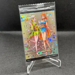 Japanese One Piece Wafer Cards Nami Carrot, Robin, Vivi, Sealed Near Mint - Image 2