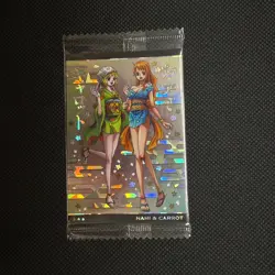 Japanese One Piece Wafer Cards Nami Carrot, Robin, Vivi, Sealed Near Mint - Image 4