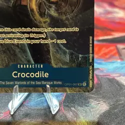 Crocodile Alt Art Romance Dawn OP01-067 ENGLISH One Piece Card Game - Image 4