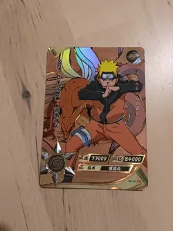 N 13 UR Foil Naruto Kyubi Carte a Collectionner Naruto Trading Card 2007 Kayou - Image 1