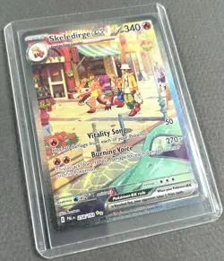 Pokemon Skeledirge ex 258/193 Paldea Evolved Special Illustration Rare Card NM - Image 2