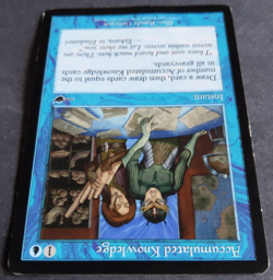 Accumulated Knowledge x4 Playset | MTG Nemesis | 3 NM 1 LP | Blue Instant x4 | - Image 3