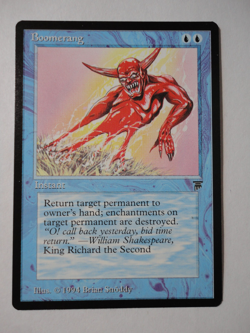 Boomerang Legends NM Near Mint English MTG Magic the Gathering - Image 1