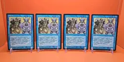 🔵❄🔵 (4) 1995 MAGIC THE GATHERING PORTENT ICE AGE UNPLAYED 🔵❄🔵 - Image 1