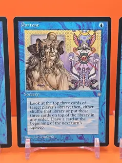 🔵❄🔵 (4) 1995 MAGIC THE GATHERING PORTENT ICE AGE UNPLAYED 🔵❄🔵 - Image 4