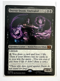 MTG – Marvel Super Heroes – Doctor Doom, Unrivaled - Mythic 0654 - Image 1
