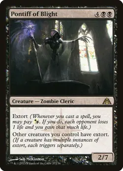 [MTG] Pontiff of Blight (027) (DGM) LP-HP - Image 1