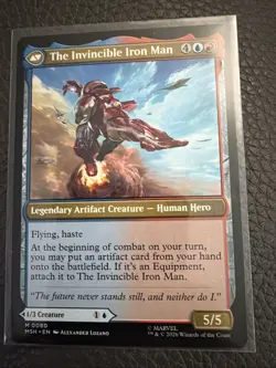 Magic: The Gathering Marvel Super Heroes Tony Stark 0080 Mythic Regular ENG - Image 2