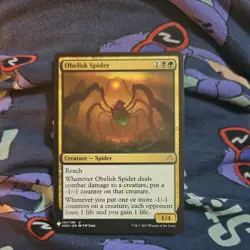 MTG Obelisk Spider uncommon Mystery Booster - Image 1