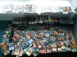 MTG 1250+ Basic Lands Only Card Mixed Lot Magic As Shown. 2.6kg. Not Recent Sets - Image 1