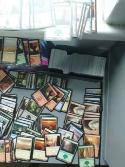 MTG 1250+ Basic Lands Only Card Mixed Lot Magic As Shown. 2.6kg. Not Recent Sets - Image 2