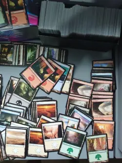 MTG 1250+ Basic Lands Only Card Mixed Lot Magic As Shown. 2.6kg. Not Recent Sets - Image 4