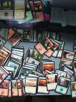 MTG 1250+ Basic Lands Only Card Mixed Lot Magic As Shown. 2.6kg. Not Recent Sets - Image 5