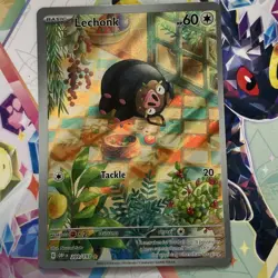 Pokemon Lechonk Sv03 Obsidian Flames 209/197 Holo Illustration - Ultra Rare Mint - Image 1