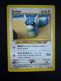 The Pokemon Company Dratini Neo Destiny Common Regular Unlimited EN 40HP 63/105 - Image 1
