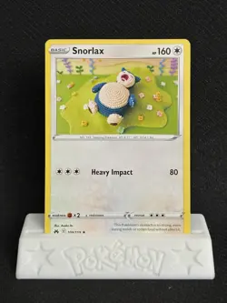 Snorlax 109/159 Pokemon SWSH: Crown Zenith Regular Asako Ito Crochet - Image 1