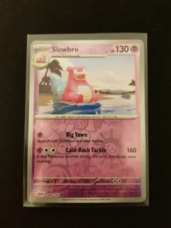 Pokemon 151 Slowbro 080/165 Reverse Holo - Image 1