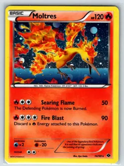 Moltres - 14/99 (Next Destinies) 014/099 Holo Blister Exclusives Holo LP/MP - Image 1