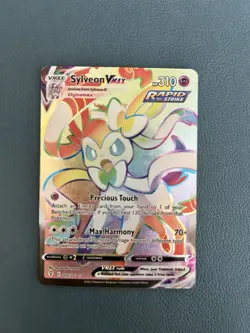 Pokemon Sylveon Vmax Secret Rainbow Rare 211/203 Evolving Skies - Image 1