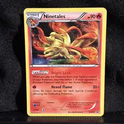 Pokemon Ninetales BW66 Black Star Promo Holo Black & White LP Cosmos Holo - Image 1