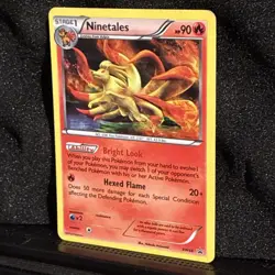 Pokemon Ninetales BW66 Black Star Promo Holo Black & White LP Cosmos Holo - Image 2