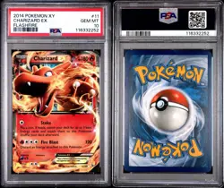 2014 CHARIZARD PSA 10 POKEMON XY FLASHFIRE EX 11 - Image 3