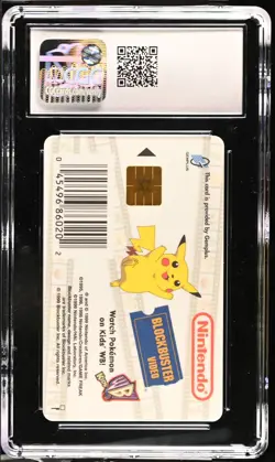 CGC 8.5 Pikachu Pokemon SNAP Nintendo Off-White Blockbuster 1999 Card - Image 2