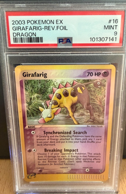 2003 Pokemon EX Dragon Girafarig Reverse Holo 16/97 PSA 9 - Image 1