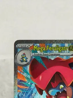 Pokemon TCG Mega Feraligatr ex 274/217 Ascended Heroes SIR Fresh Mini Tin Pull - Image 3