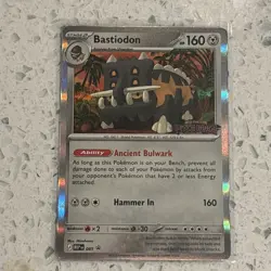 Bastiodon MEP 085 Prerelease Stamped Promo - Pokemon TCG: Pitch Black - NM - Image 1
