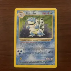 🔥Blastoise 2/102 Pokemon Base Set Holo🔥 - Image 1