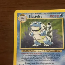 🔥Blastoise 2/102 Pokemon Base Set Holo🔥 - Image 4