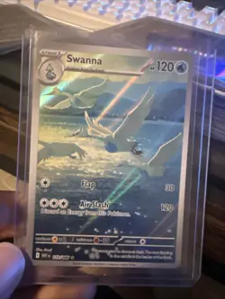 Swanna 110/086 Sv: White Flare Illustration Rare Pokemon TCG NM - Image 1
