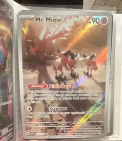 The Pokemon Company Mr. Mime 179/165 SV Scarlet & Violet 151 Holo Illus Rare - Image 1