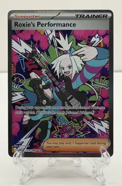🔥Pokemon TCG-Roxie's Performance-121/086-Me04: Chaos Rising-SIR-Holo-M/NM!🔥 - Image 1