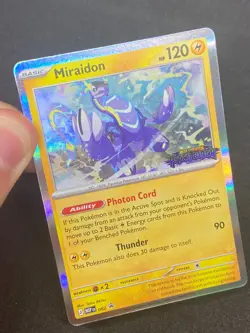 Miraidon MEP 082 - Pitch Black Stamped Pre-Release - Near Mint Pokemon TCG - Image 2