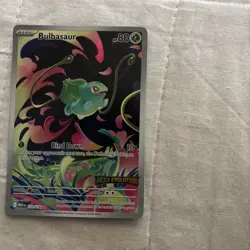 Pokemon TCG Card Bulbasaur 133/132 Mega Evolution Box Topper Stamped Promo - NM - Image 2