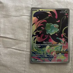 Pokemon TCG Card Bulbasaur 133/132 Mega Evolution Box Topper Stamped Promo - NM - Image 3