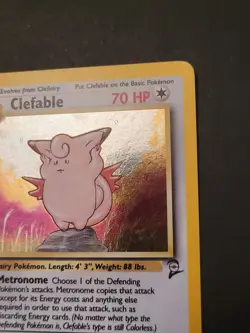 Pokemon TCG Clefable Holo Rare Card Base Set 2, 5/130 - Image 2