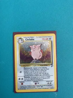 Pokemon TCG Clefable Holo Rare Card Base Set 2, 5/130 - Image 1