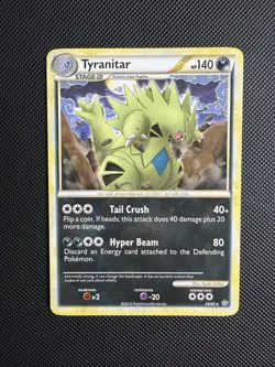 Tyranitar 26/95 HGSS Unleashed Non Holo Rare - Pokemon Card - Image 1
