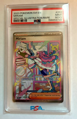 Pokemon 2023 Miriam 251/198 SIR Scarlet & Violet PSA 9(OC) - Image 1
