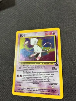 Mew 9 WOTC Holo Black Star Promo Pokemon LP - Image 2
