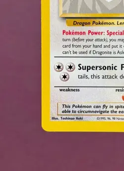 Pokemon 1999 Black Star Promo #5 Dragonite, WB Movie Gold Stamp WOTC Vintage NM - Image 5