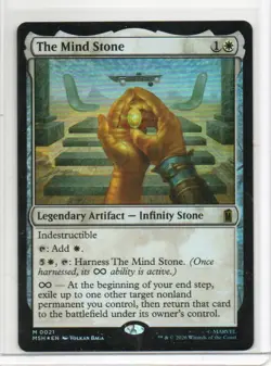 MTG The Mind Stone #021 Foil Marvel Super Heroes MSH English NM - Image 1