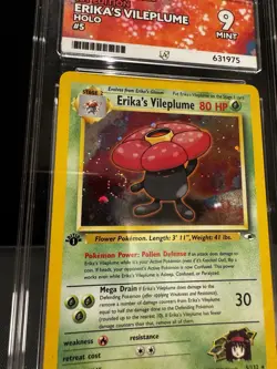 Erika’s Vileplume 5/132 1st Edition Gym Heroes ACE 9 MINT With Swirl - Image 2
